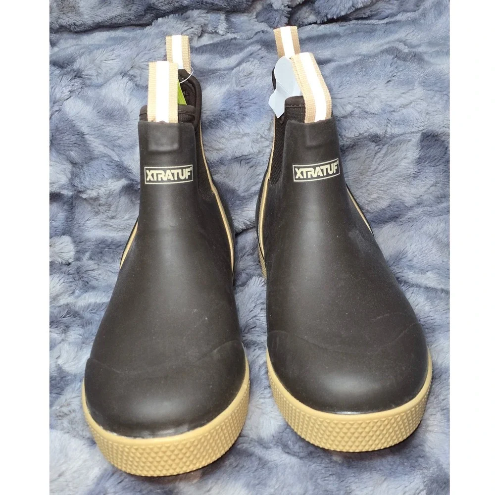 NWT Xtratuf Ankle Deck Boot Brown Tan Waterproof Mens 11